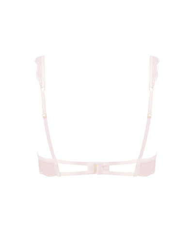 Soutien-Gorge Transparent Brodé Marabel Rose Perle