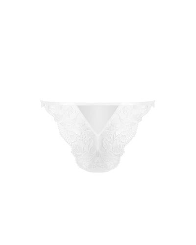 Culotte Brodée Florale Gabriella Blanc