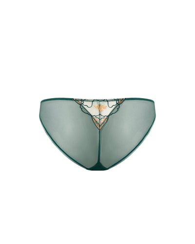 Culotte Transparente Gianna Vert/Orange