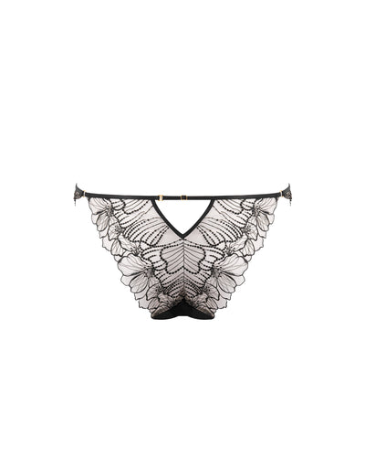Culotte Ouverte Brodée Amarosa Noir