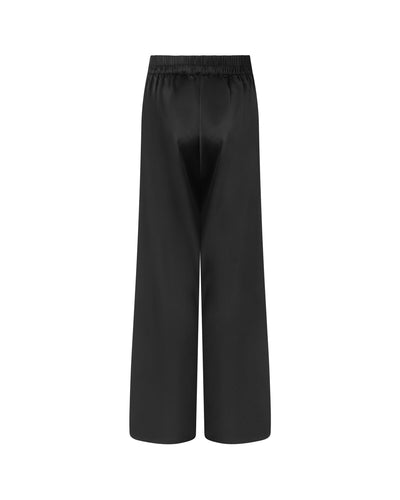 Pantalon Évasé Presley en Satin Luxueux