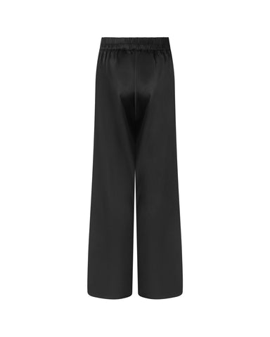 Pantalon Évasé Presley en Satin Luxueux