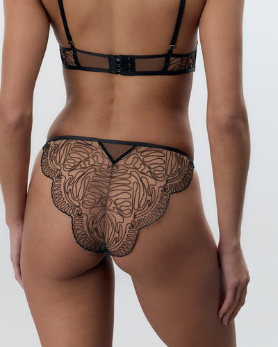 Culotte Transparente Leliana Noir
