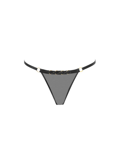 Culotte Ouverte en Maille Suri Noir