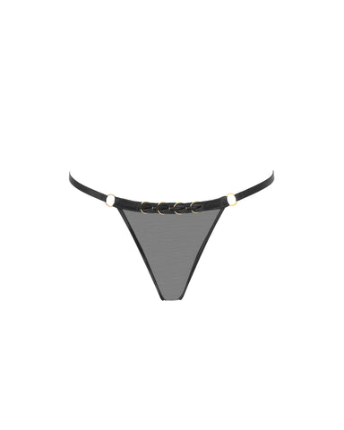 Culotte Ouverte en Maille Suri Noir
