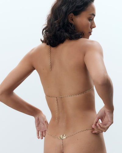 Soutien-Gorge Coquillage Ginkgo Doré