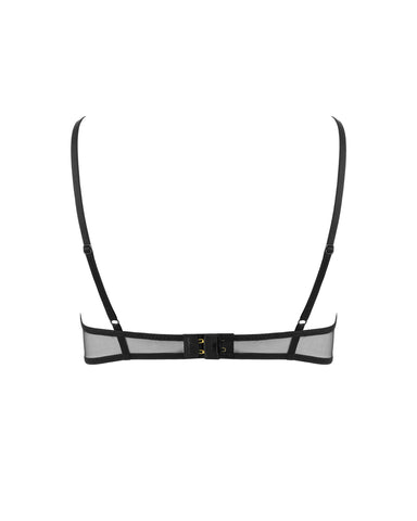 Soutien-gorge Long Floral Alara Noir