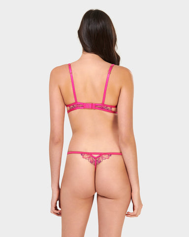 Lilly  Rose Fuchsia/Violet vif/Transparent