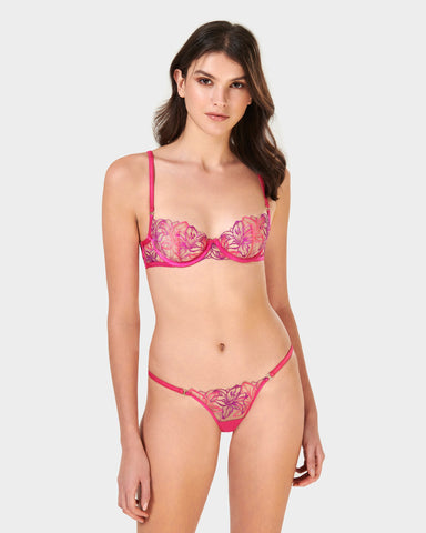 Lilly  Rose Fuchsia/Violet vif/Transparent